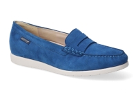 chaussure mephisto mocassins volga bleu jean